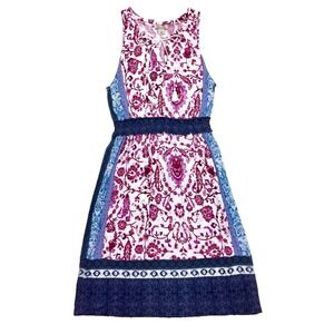 Lucky Brand Paisley Print‎ Dress Sleeveless Size S/P Beachy Summer Resort